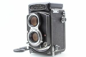 使用感少なめ★ ミノルタ Minolta AUTOCORD I Rokkor 75mm f/3.5 レンズ TLR 二眼レフ 中判フィルムカメラ 完動品