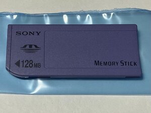 SONY ソニー MEMORY STICK メモリースティック 128MB 1枚 フォーマット済み 動作確認済みジャンク品