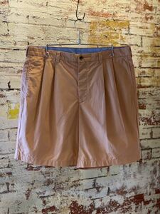 90s Brooks Brothers CHINO SHORTS ブルックスブラザーズ チノショーツ ショートパンツ ツータック アメトラ トラッド 80s TRAD 送料無料