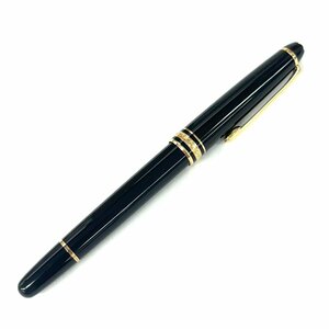 ■ 1円 ～ 正規 中古品 ■ MONT BLANC モンブラン ■ マイスターシュテュック 万年筆 144 ■ ブラック 黒 金 14K ペン先 585 高級 筆記具