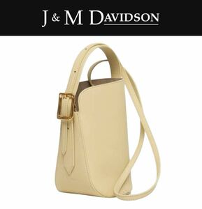 2022★新品★J&M DAVIDSON★ジェイアンドエムデヴィッドソン★QUIVER BUCKET BAG NANO★クイバー バケット バッグ ナノ★PASTEL YELLOW★