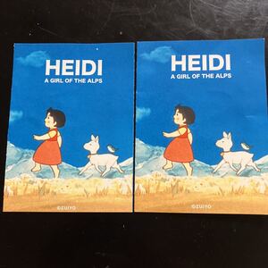 HEIDI アルプスの少女ハイジ フィギュア ミニブック