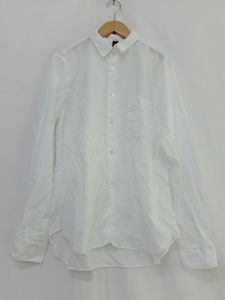 BLACK COMME des GARCONS ブラック コムデギャルソン 長袖シャツ ホワイト ポリエステル100% M 1K-B015 AD2022 Long sleeve shirt