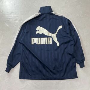 プーマ PUMA ジャージ トラックジャケット ネイビー 長袖 Mサイズ相当