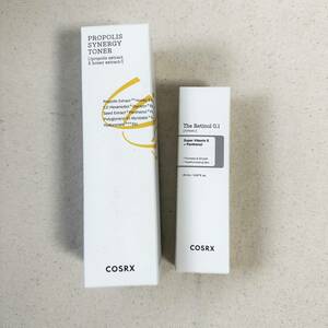 未使用 2点セット COSRX RXザレチノール0.1クリーム20ml 、フルフィットプロポリスシナジートナー150ml 韓国コスメ 肌荒れ ニキビ