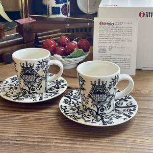 r215m フィンランドのメーカー イッタラ ( iittala ) Taika タイカ エスプレッソカップ＆ソーサー 500692 693【 ブラック 】デミタスカップ