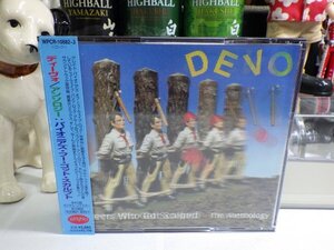 角4｜★2CD / 2000WARNER / w/OBI / 廃盤★DEVO ディーヴォ「ANTHOLOGY: PIONEERS WHO GOT SCALPED」