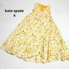 美品✨希少 kate spade サイズ4 ノースリーブ ワンピース マキシ丈