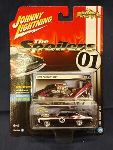 ジョニーライトニング 1/64 71年型 ポンティアック ジー・ティー・オー マッスルカー JOHNNY LIGHTNING Pontiac GTO Spoilers