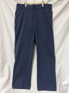 90s USA製 DICKIES ディッキーズ 874NV チノパン W34 L27 (N-17-14)