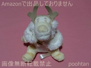 @ディズニーリゾート 公式 クリスマス ホワイト ぬいぐるみバッジ ティガー