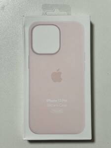 【Apple 純正】iPhone13 Pro シリコンケース チョークピンク ★美品★