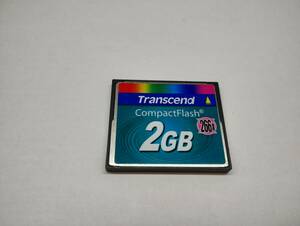 2GB　Transcend　CFカード　フォーマット済み　メモリーカード　コンパクトフラッシュカード