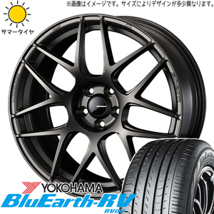 レクサスLBX 10系 225/55R18 ホイールセット | ヨコハマ ブルーアース RV03 & SA27R 18インチ 5穴114.3