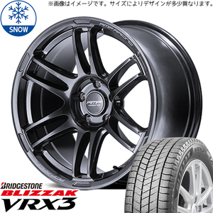 215/60R17 スタッドレスタイヤホイールセット ハイエース (BRIDGESTONE VRX3 & RMPRacing R26 6穴 139.7)