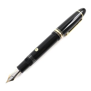 美品△MONTBLANC モンブラン マイスターシュテュック NO.149 ペン先14K Mニブ ホワイトスター 万年筆 ブラック ゴールド ドイツ製 メンズ