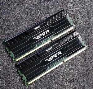 【中古】DDR3メモリ 16GB[8GB2枚組] PATRIOT PV316G186C0K [DDR3-1866 PC3-14900]