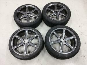 ザウバー カスタムエディション 17インチ 17×7.0J＋30 100-4H　４本 タイヤホイールセット ATR メッキ 140サイズ MR-S セリカ ４個口