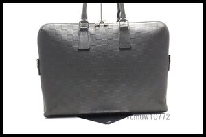 近年モデル希少美中古■LOUIS VUITTON ダミエアンフィニ PDJ レザー ビジネスバッグ ブリーフケース ルイヴィトン■0926aa216-4D