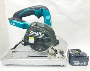 【ST4088MG】【1円～】マキタ 125mm 充電式チップソー切断機 LC540D バッテリ Li-ion BL1460B Makita 電動工具 動作確認済み 部品欠