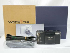 #7257 CONTAX TVS III コンタックス コンパクトフィルムカメラ ブラック