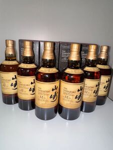 シングルモルト ウイスキー サントリー 山崎12年　700ml 6本セット　100円スタート SUNTORY