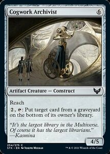 MTG ■無/英語版■ 《歯車の文書管理人/Cogwork Archivist》★FOIL★ストリクスヘイブン STX