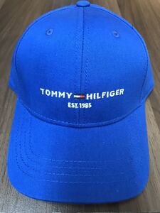 トミーヒルフィガーキャップブルー系　男女用　TOMMY HILFIGER CAP BLUE フリーサイズ　帽子　未使用