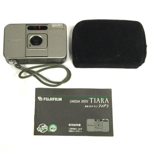 1円 FUJIFILM CARDIA mini TIARA 28mm コンパクトフィルムカメラ フジフイルム