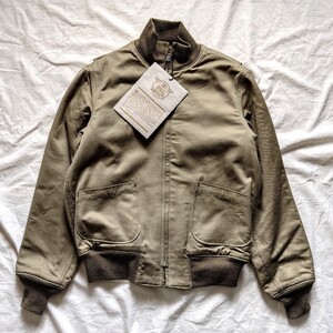 旧リアルマッコイズ TANKERS JACKET 1995年製 Patch Pocket Sサイズ タンカースジャケット パッチポケット 未使用 カーキ THE REAL McCOY