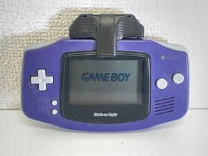 Nintendo GAMEBOY ADVANCE ゲームボーイアドバンス AGB-001 GBA 任天堂 パープル 本体のみ 通電確認済み IK