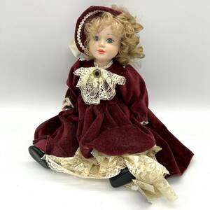 FANAS アンティーク ドール 女の子 西洋 人形 レトロ ヴィンテージ 中古品 Y435