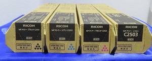 【大阪発】【RICOH】純正未使用トナー ☆MP C2503☆ K ×1・C ×1・M ×1・Y ×1　4本セット (5911)