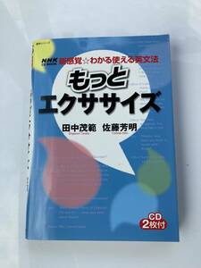 【CD完備】もっとエクササイズ―新感覚・わかる使える英文法 田中茂範 送料込み　表現英文法　英会話 スピーキング 留学　※最終価格