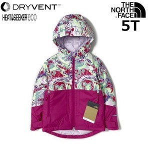 売切り【正規新品】THE NORTH FACE KID FREEDOM INSULATED JACKET ダウンジャケット US限定 キッズ 子供服 撥水(5T)ピンク 総柄240517-15