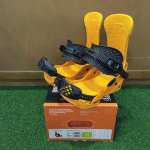 UNION ユニオン FORCE TEAM HB フォース 21-22モデル FLO.ORANGE Mサイズ スノーボードビンディング