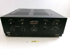 (Z-968)NEC ステレオアンプ A-10 TYPE4 ジャンク ※修理や部品どりなどに