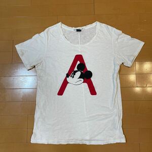 ユニクロ アンダーカバー ミッキーマウスTシャツ Lサイズ 