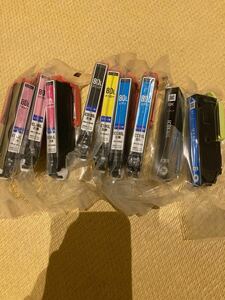 【送料無料】新品未開封 互換　純正　インクカートリッジ エプソン　ICC80 ICBK80L ICC80L ICY80L ICM80L ICLM80L ICBK80L