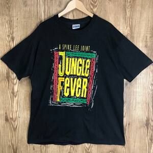 USA製 90s A Spike Lee Joint Jungle Fever ムービー 半袖 Tシャツ サイズ メンズ XL 黒 90年代 古着 s24072091