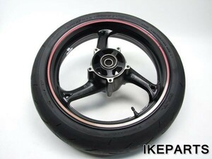 美品 08～ GSX1300R 隼 用 TL1000S　外し 純正 フロントホイール 「17x3.50 シャフト径：25?」 A345H0216