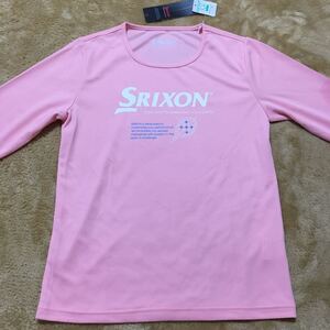 【送料無料】スリクソン（SRIXON）ロングスリーブTシャツ　 Lサイズ 新品 SDL-8862Wキャディーピンク