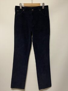 ★USED/LEE/CORDUROY PANTS/STRAIGHT/NAVY/MADE IN USA/リー/ストレート/コーデュロイ/３３インチ/ネイビー/アメリカ製/古着★