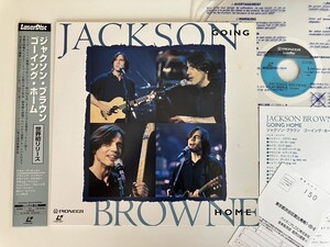 ジャクソン・ブラウン Jackson Browne / Going Home 帯付LD PILP1124 96年集大成映像作品David LindleyDavid CrosbyGraham NashEagles