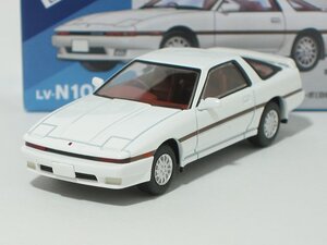 トヨタ スープラ 3.0 GTターボ（白）86年式 LV-N106e【トミーテック社1/64ミニカー】【トミカの時】