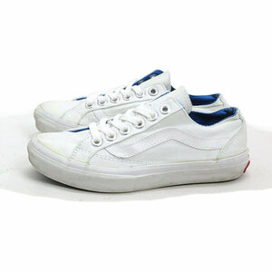 y■【22.5cm】バンズ/VANS V45N キャンバススニーカー■白LADIES/61【中古】■