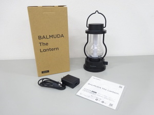 美品 動作確認済み BALMUDA バルミューダ The Lantern L02A-BK ザ ランタン ポータブル LED ランタン 黒 ブラック