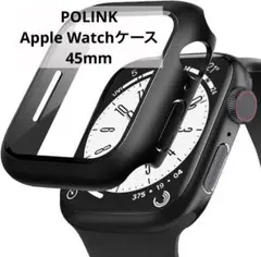 POLINK アップルウォッチ 保護用カバー 超薄型 45mm ブラック