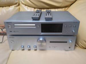 ONKYO　ネットワークプレーヤーC-N7050＆INTEGRATED AMPUFIERA9110　CD・アンプセット販売(中古美品）完動品