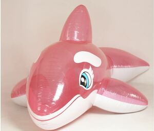 シャチ　ピンク　フロート　空気ビニール風船　浮き輪　レア　新製品　新品未開封　日本未発売　Inflatable World製